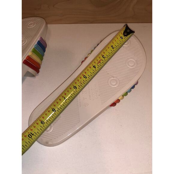 MLSA Melissa Rainbow Beach Slides NEW! US 8, EUR 39 S104 - Picture 6 of 8